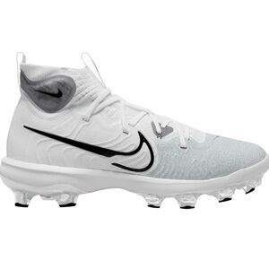 Nike Men's Alpha Huarache NXT MCS Baseball Cleats White Grey DJ6519-100
